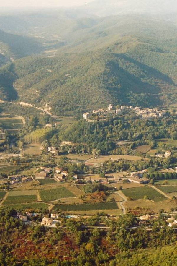 vue aerienne du village (saint thomé)